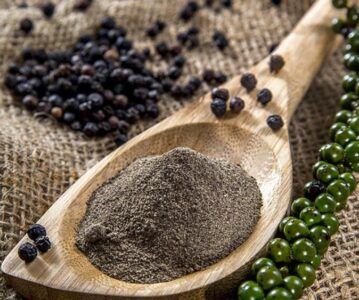 Kali Mirch Black Pepper Piper Nigrum Seeds Powder - Premium Export Quality